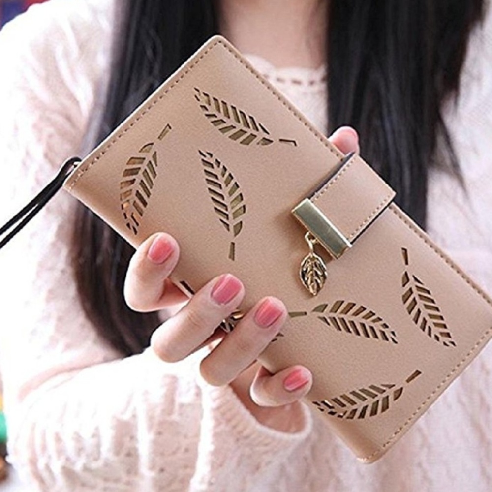 Never used beige and gold wallet